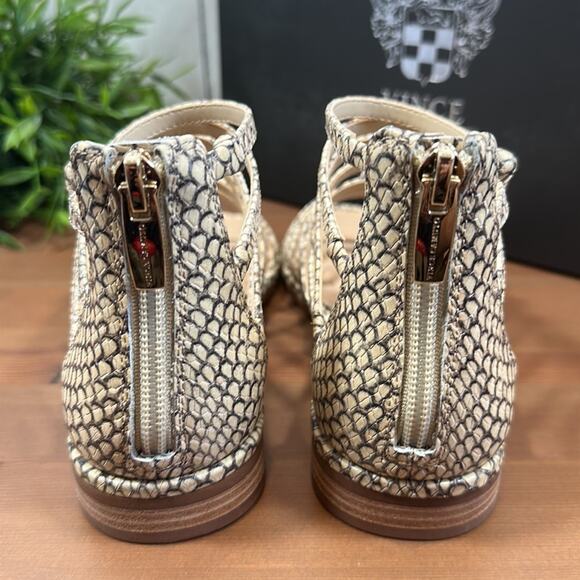 Vince Camuto Lendrila Leather Gladiator Sandals Size 6.5 - Picture 8 of 12